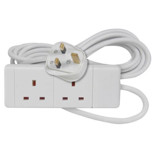 UK Extension Lead Reel Socket 2/4 Gang Way Multi Plug 5M/10M/15M/20M