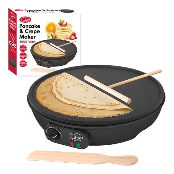 Pancake Crepe Maker Electric 12” 1000 Watt Non Stick Large Maker