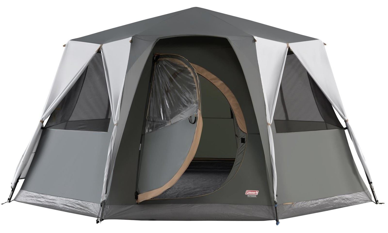 Coleman Cortes Octagon Tent 8 Person Grey Camping Outdoors Family