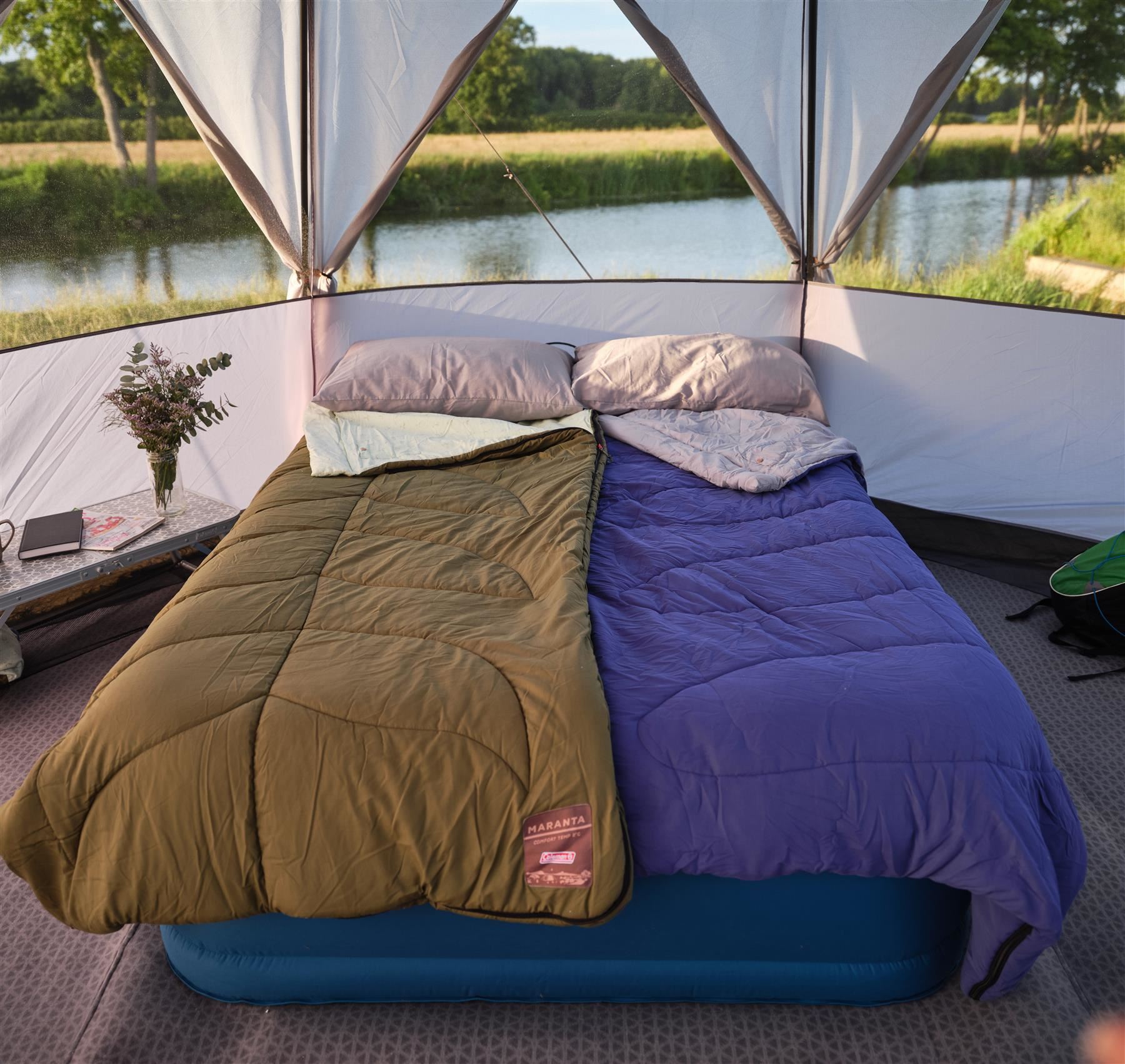 Coleman Cortes Octagon Tent 8 Person Grey Camping Outdoors