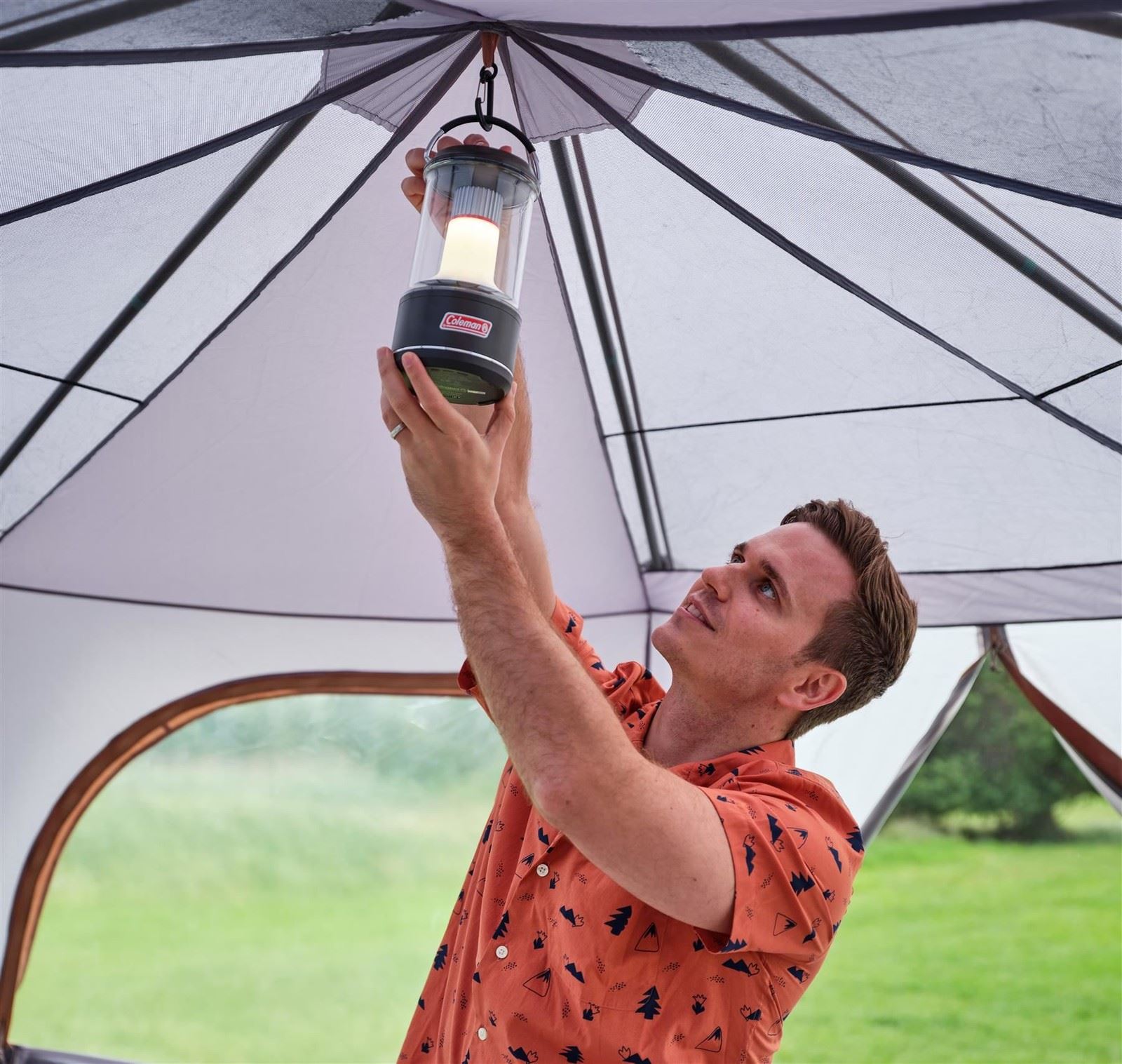 Coleman Cortes Octagon Tent 8 Person Grey Camping Outdoors Family