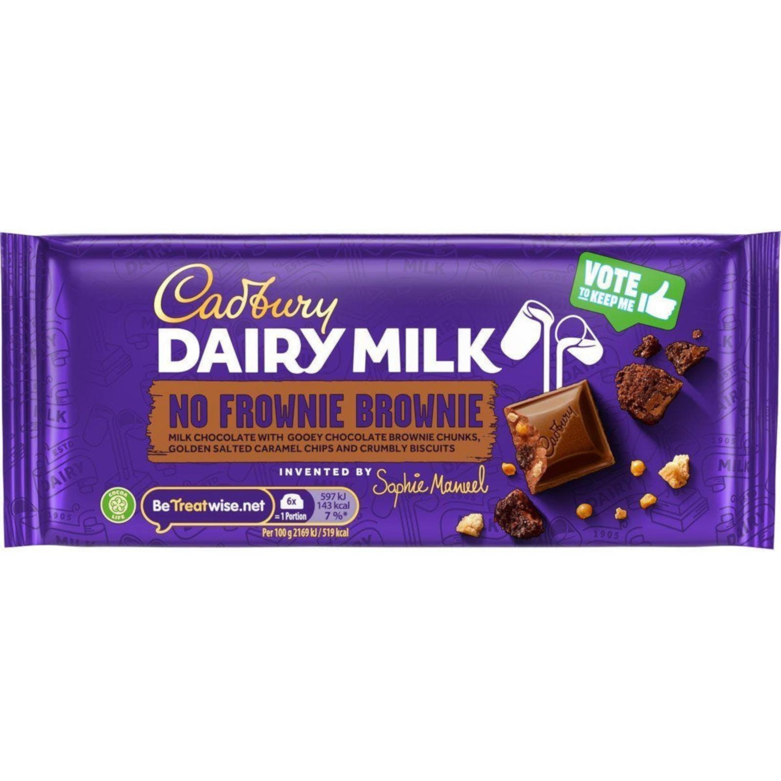CADBURY LIMITED EDITION Inventor Dairy Milk Chocolate Banoffee Brownie