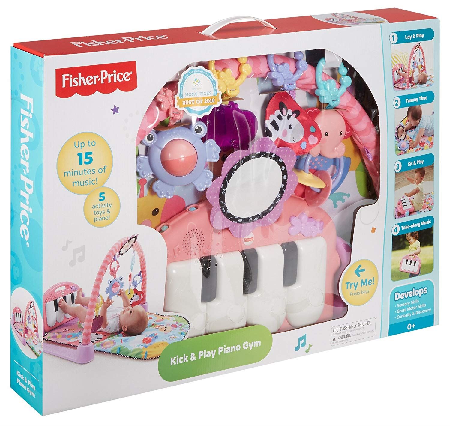 FisherPrice Kick & Play Piano Gym NewBorn Baby Play Mat Activity PINK eBay FisherPrice Kick & Play Piano Gym NewBorn Baby Play Mat Activity PINK eBay