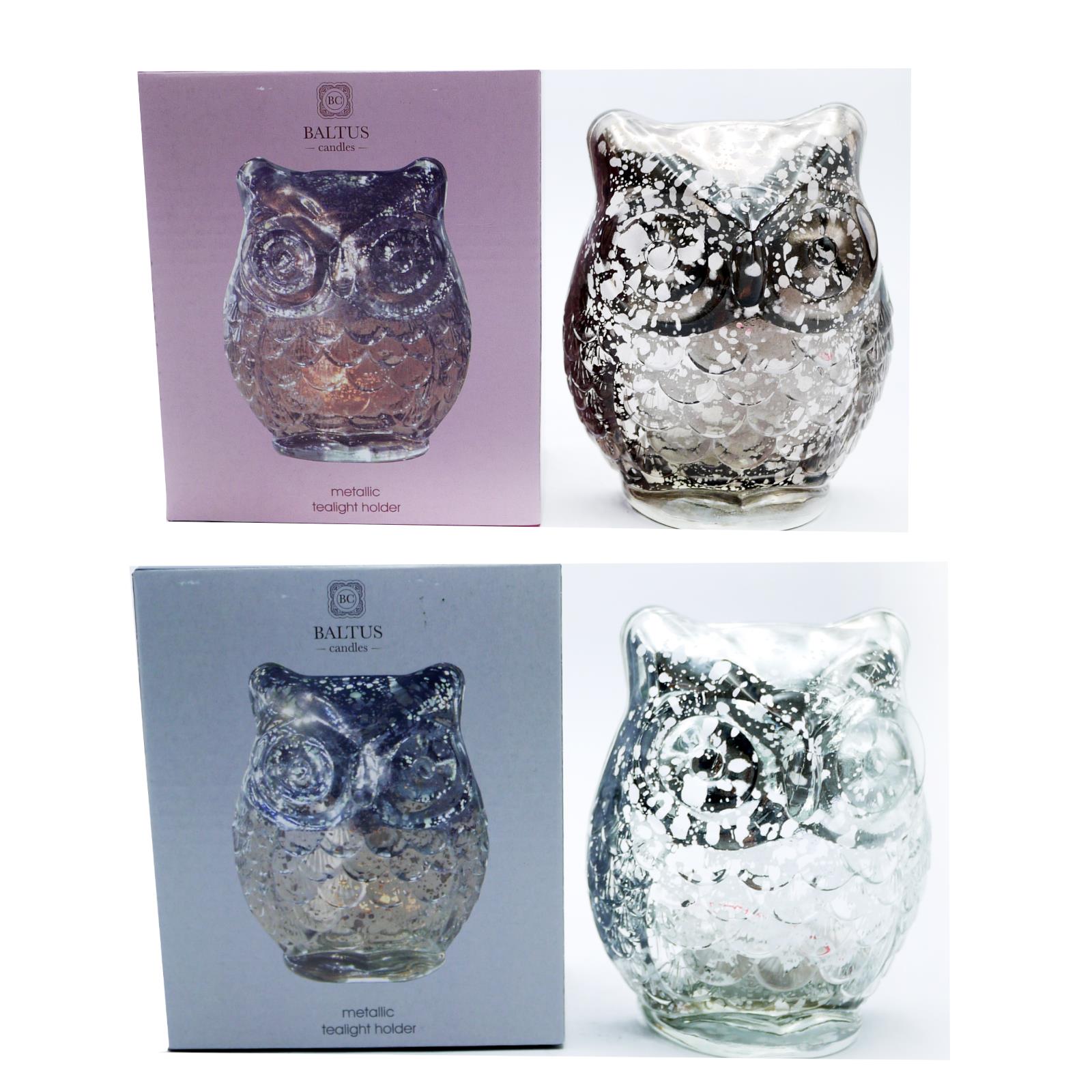 DECORATIVE OWL VOTIVE//CANDLE-GOOD GIFT