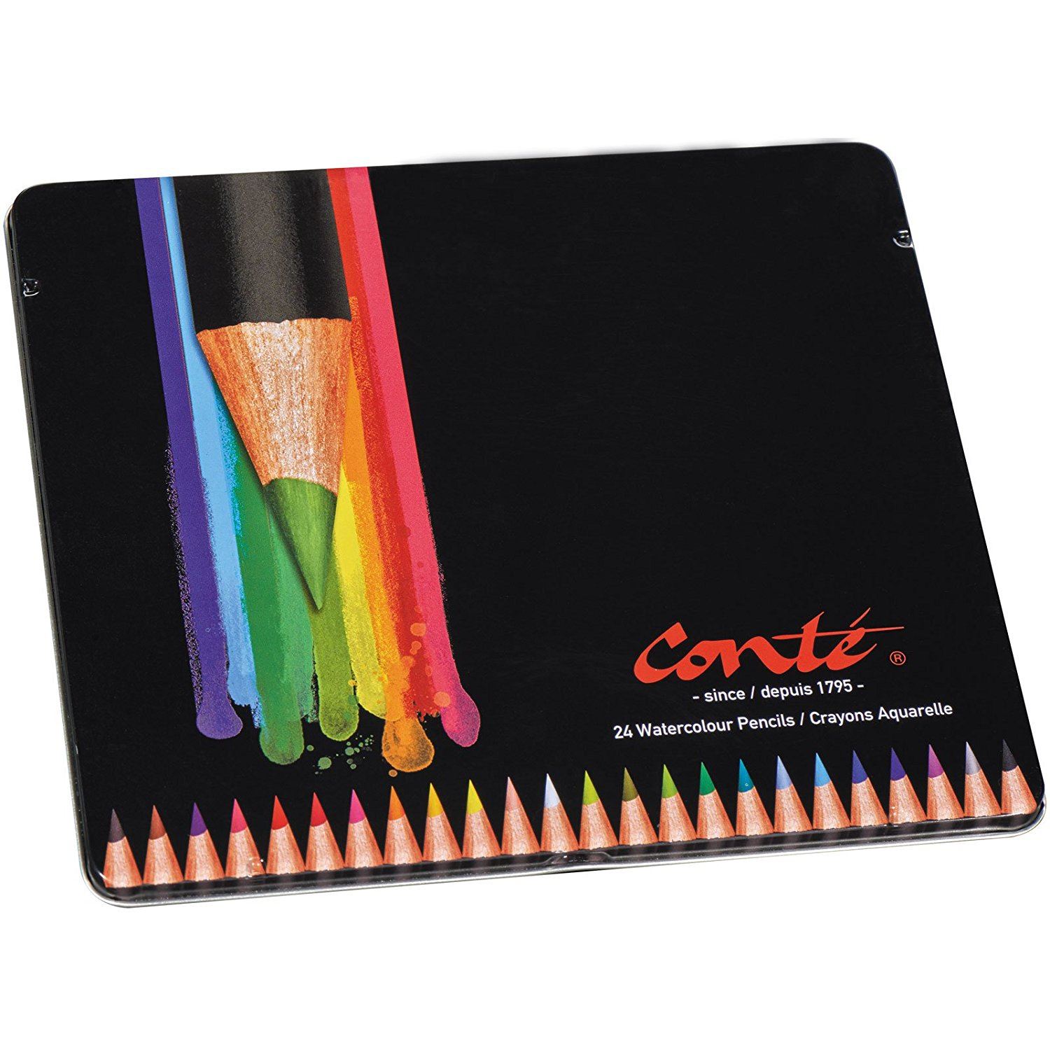 BIC Conte Watercolour Pencils Tin of 24