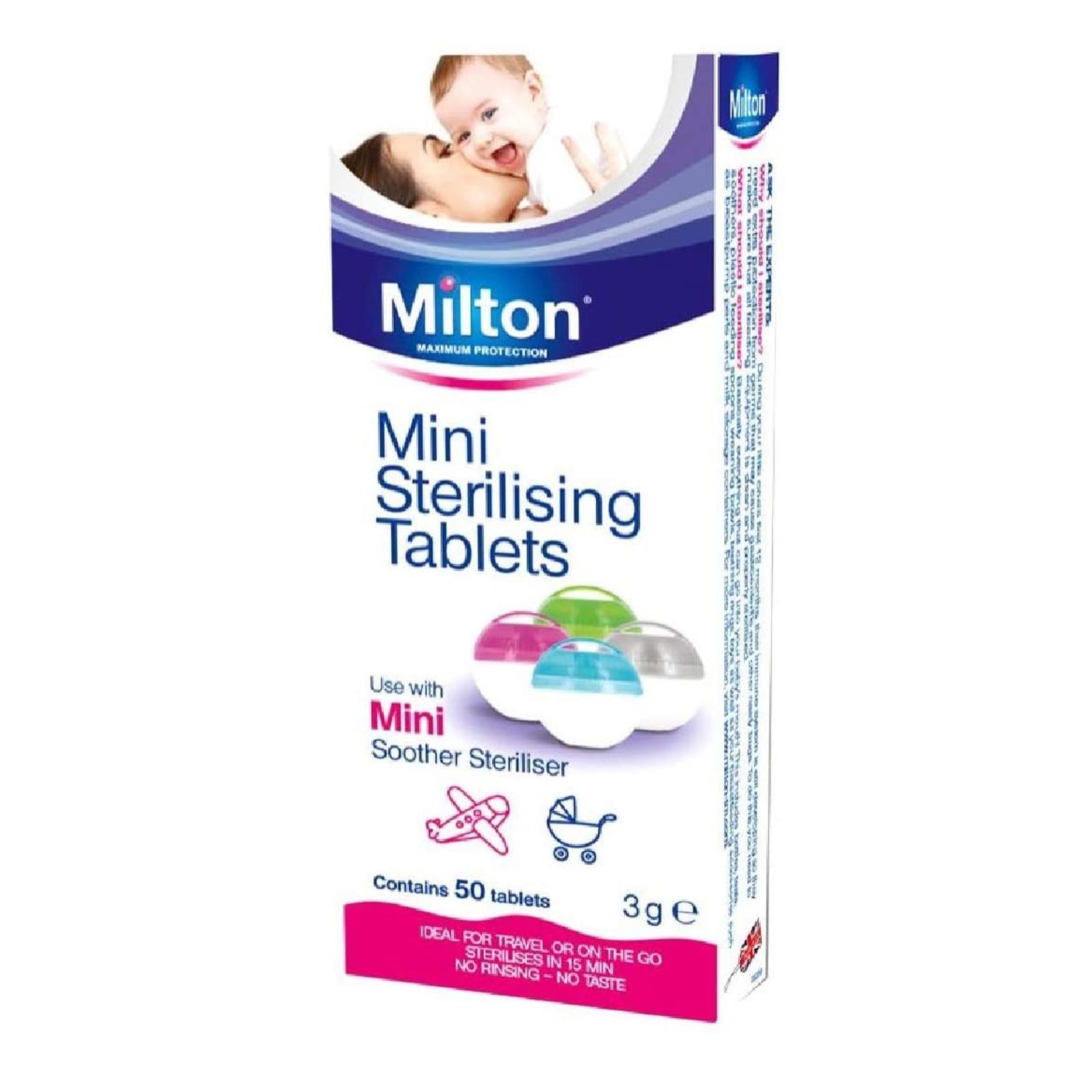 Milton Mini Sterilising Tablets Pack of 50 3361370619177 eBay