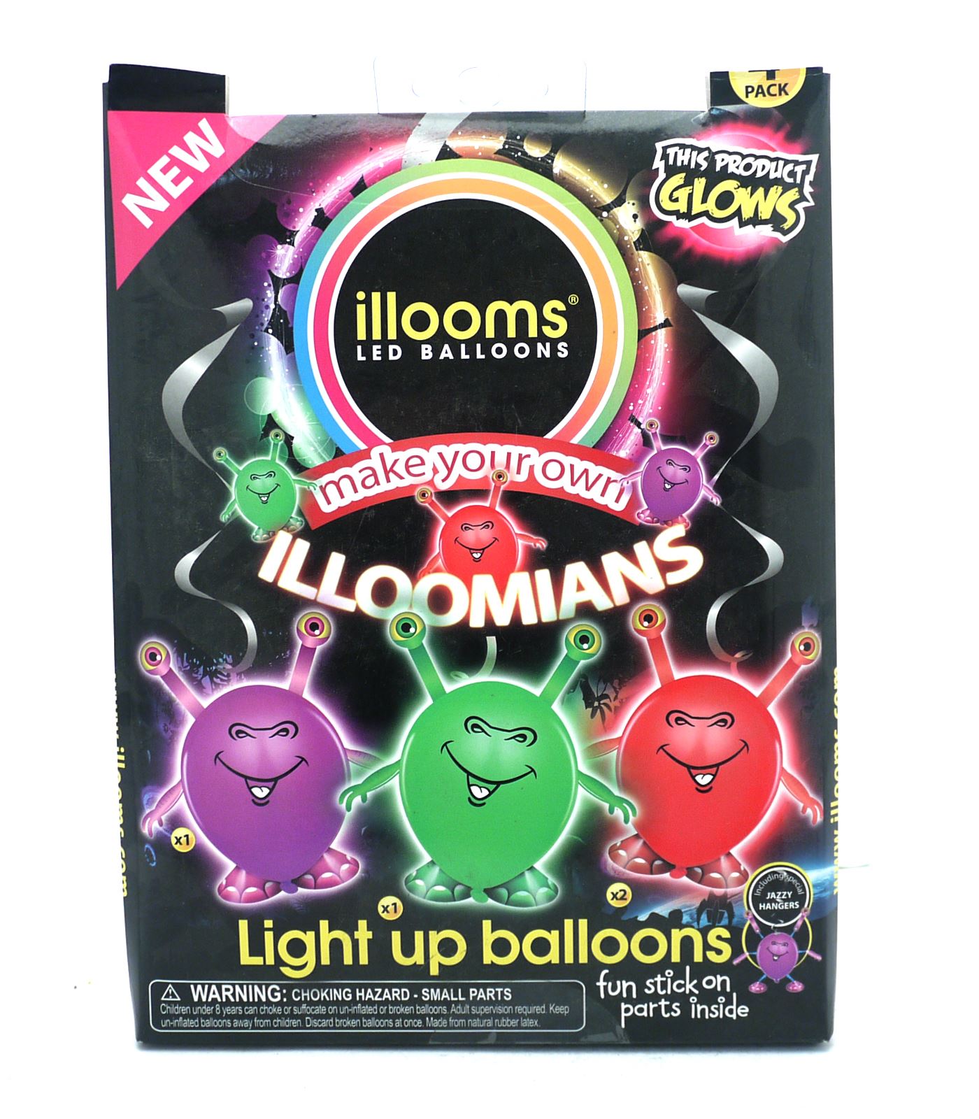 ILLOOMS LIGHT UP BALLOONS LED PARTY BALLOON GLOW EVENT BIRTHDAY