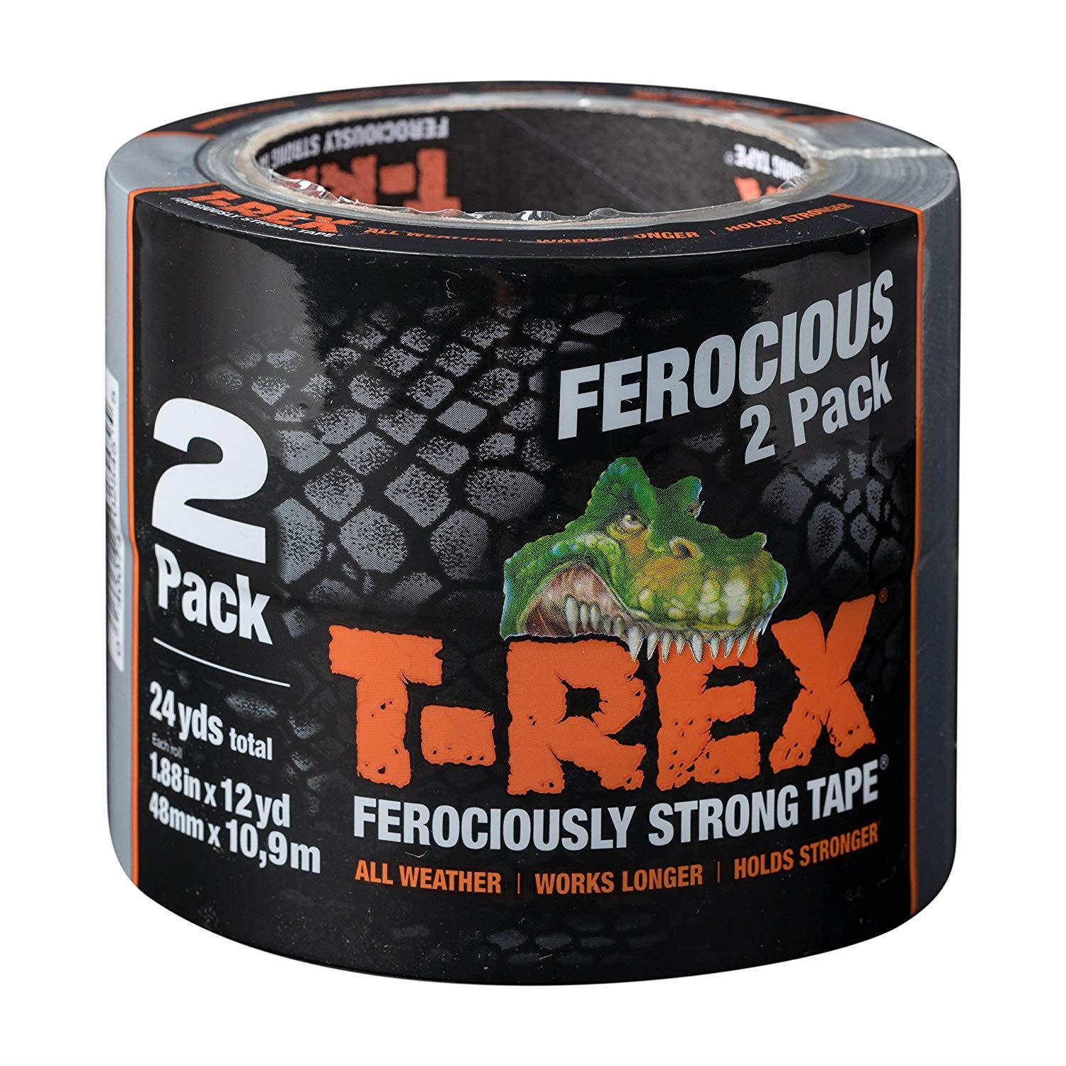 TRex Ferociously Strong Tape Twin Pack Double Thick Adhesive Heavyweight Cloth 40074025455 eBay