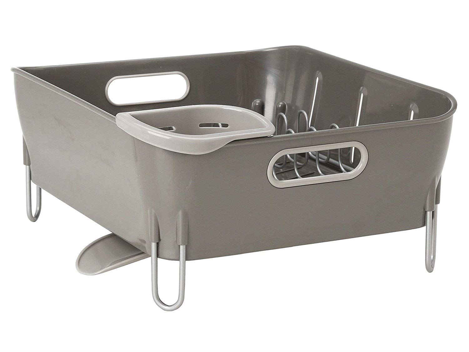 Simplehuman Plastic Compact Dishrack Grey Dish Drainer eBay