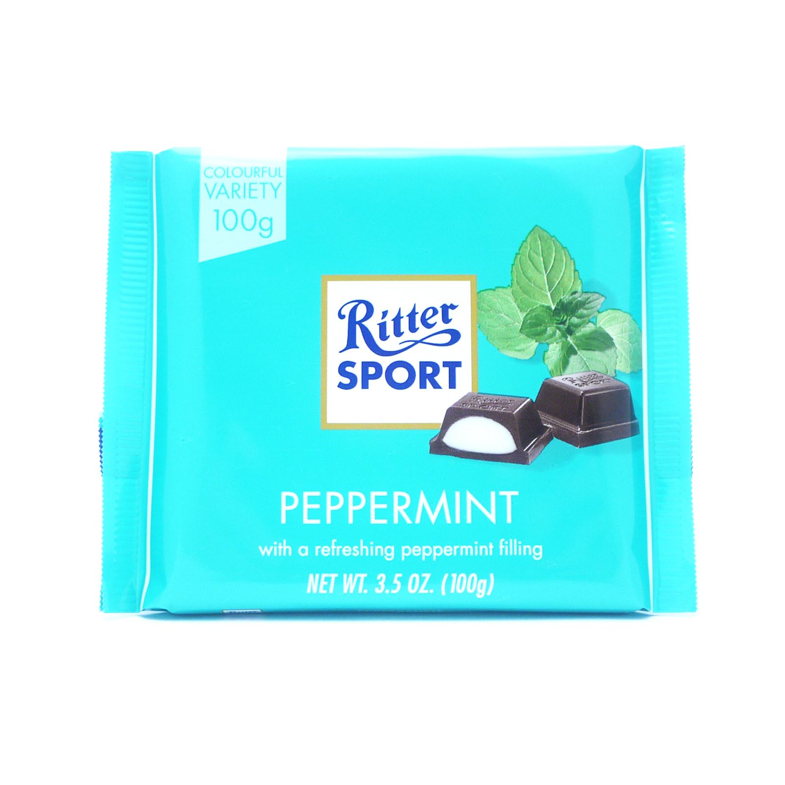 Шоколад ritter Sport мята темный 100г (4000417028600)
