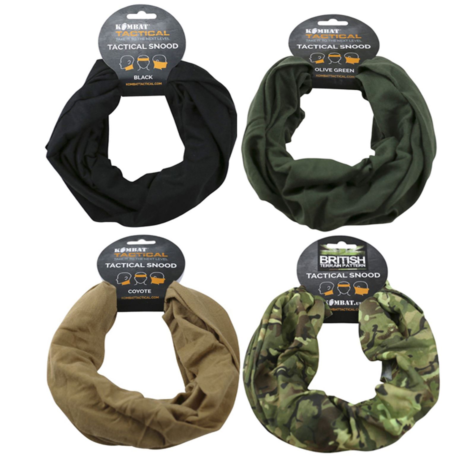 VIPER TACTICAL SNOOD POLICE SCARF FACE SECURITY WRAP HAT ELASTIC BALACLAVA BLACK