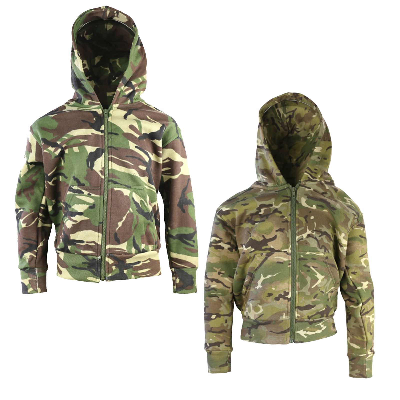 Kombat UK Camo Felpa con Cappuccio Bambino