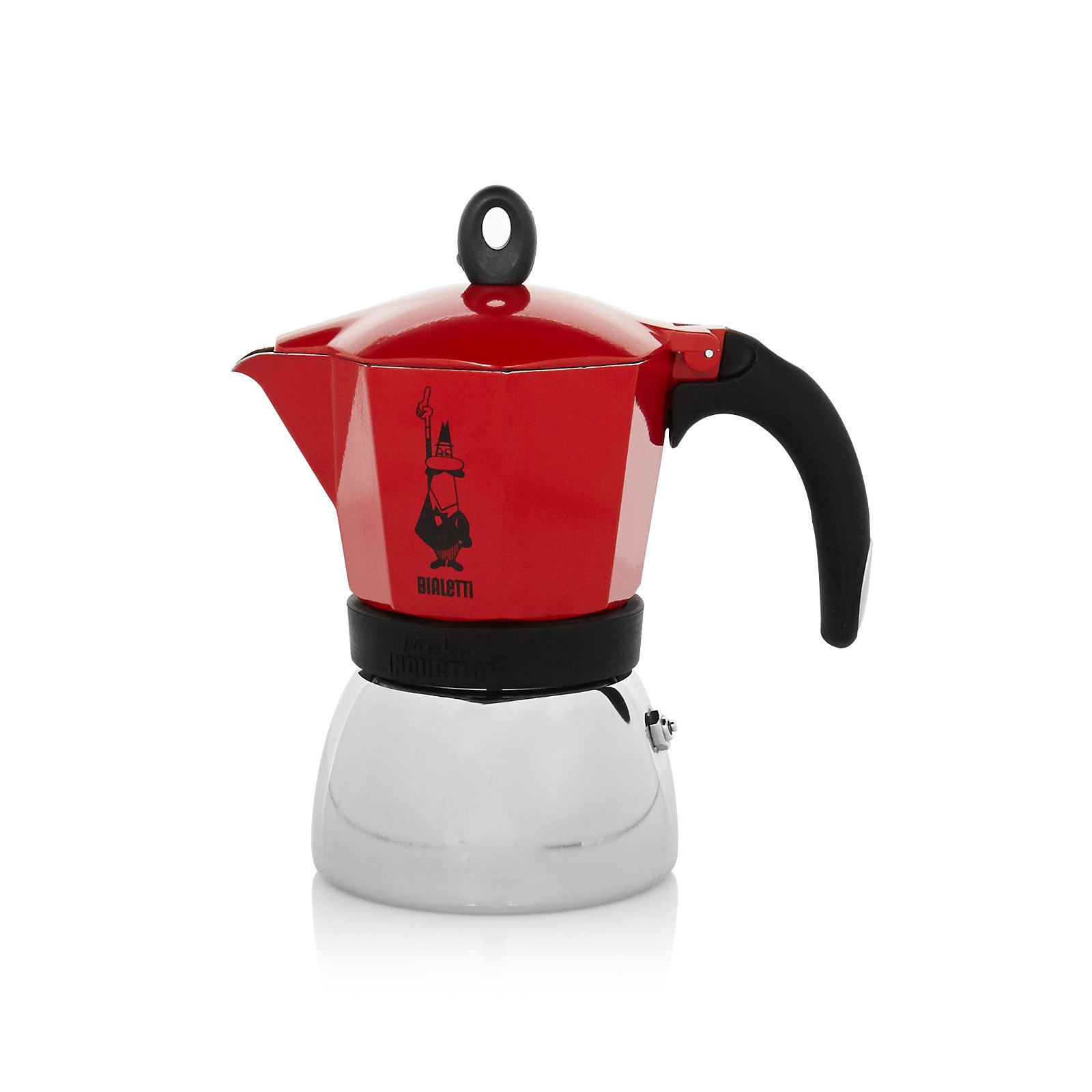 Moka Induction Italian StoveTop Espresso Coffee Maker 3 or 6 Cup Coffee Pot eBay