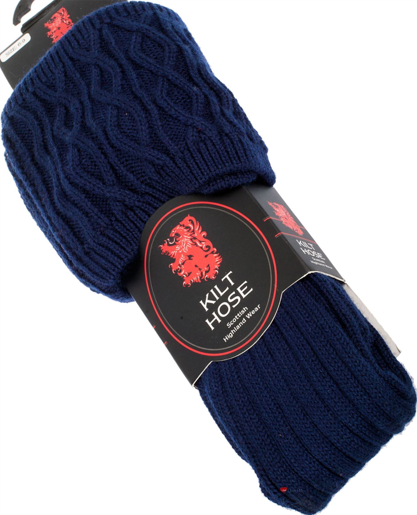 Mens Kilt Hose Socks Plain 50 Percent Wool - Picture 37 of 45
