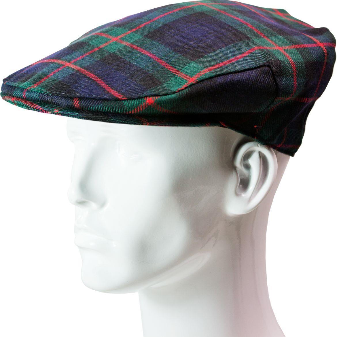 tartan golf cap