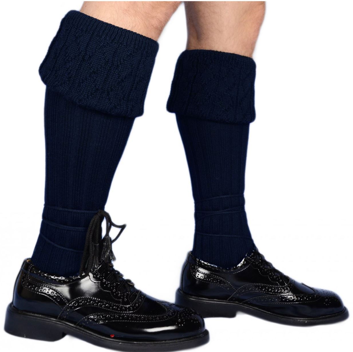 Mens Kilt Hose Socks Plain 50 Percent Wool - Picture 36 of 45