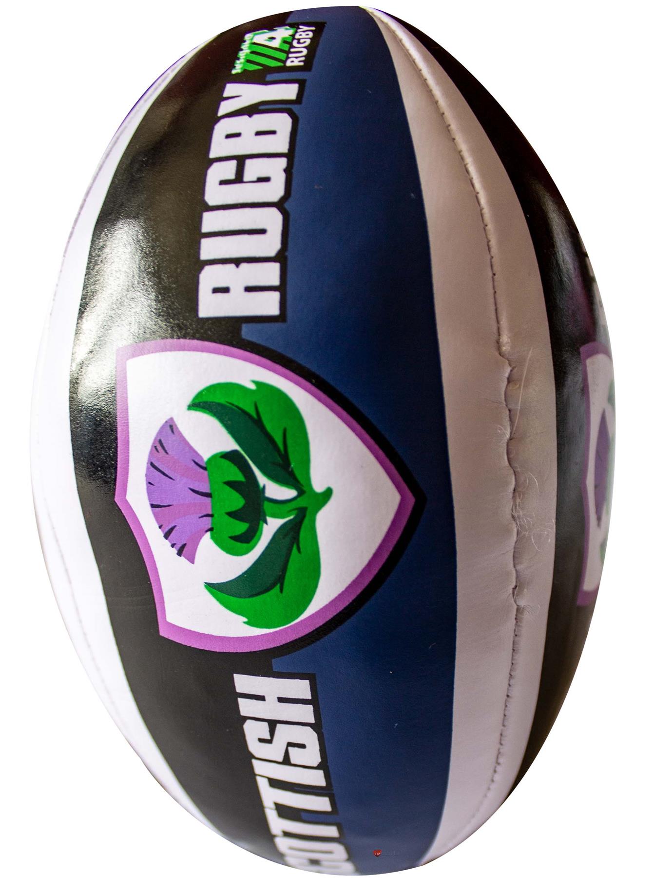 Mini Rugby Ball weich kinderfreundlich, schottische Flaggen, Distel und Tartan Designs - Bild 20 von 21