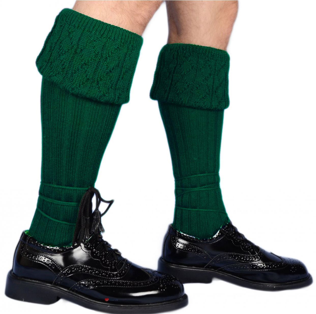 Mens Kilt Hose Socks Plain 50 Percent Wool - Picture 22 of 45