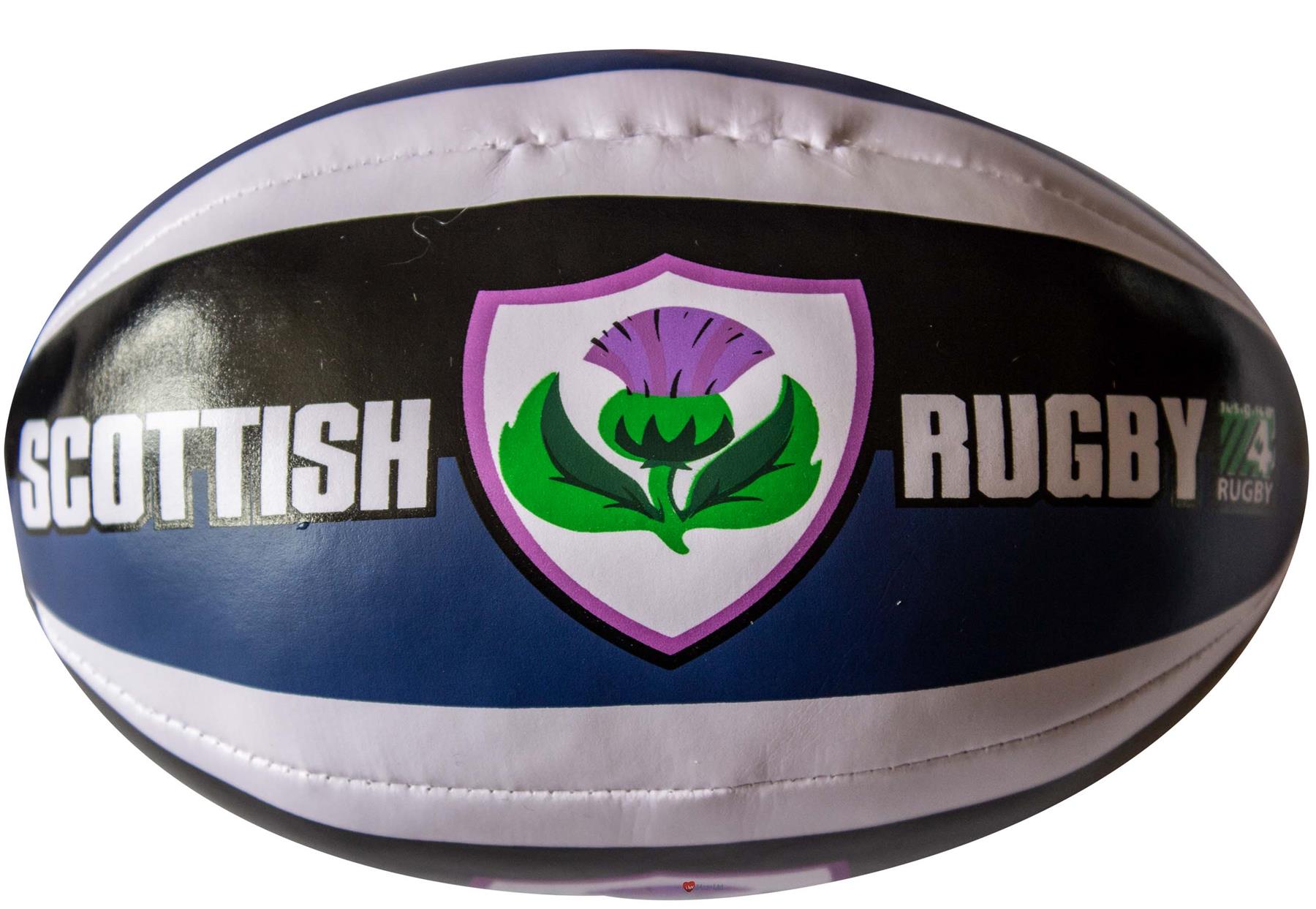 Mini Rugby Ball weich kinderfreundlich, schottische Flaggen, Distel und Tartan Designs - Bild 18 von 21