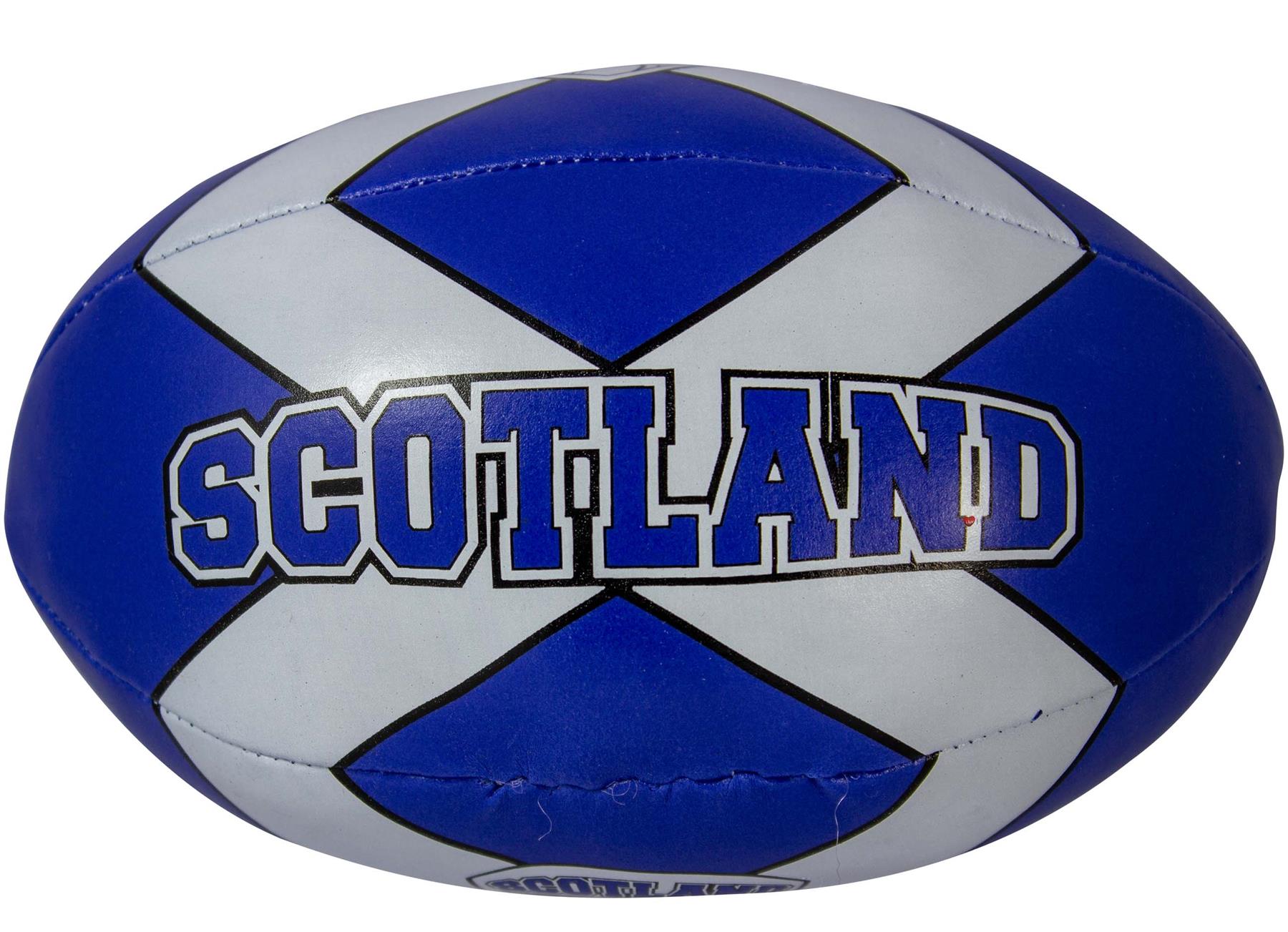Mini Rugby Ball weich kinderfreundlich, schottische Flaggen, Distel und Tartan Designs - Bild 12 von 21