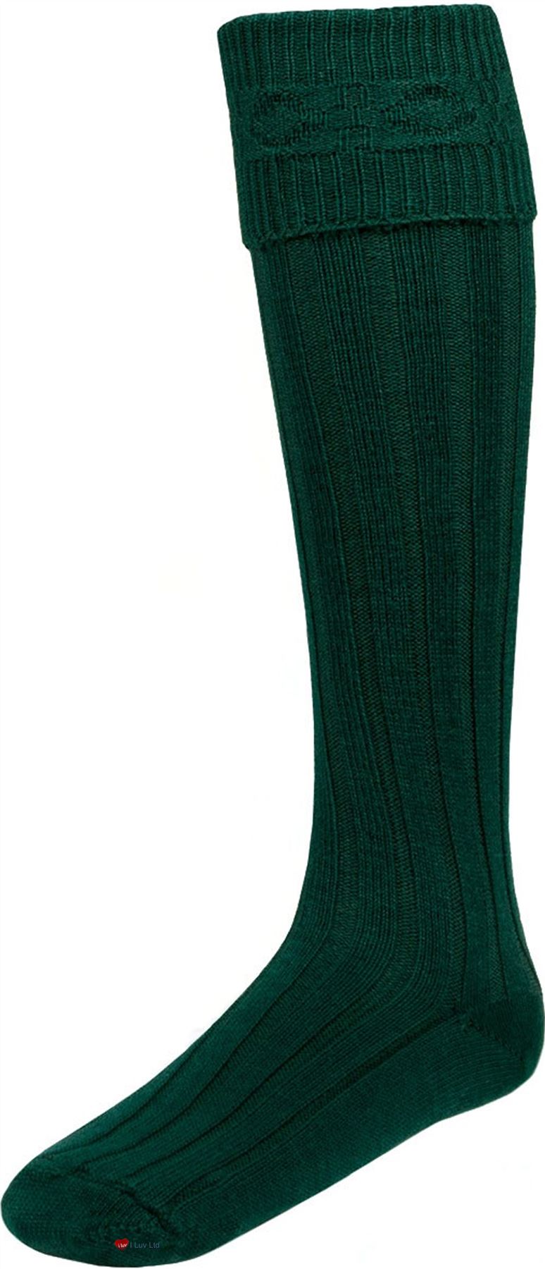 Bottle Green Kilt Hose Socks Knitted Full Length eBay