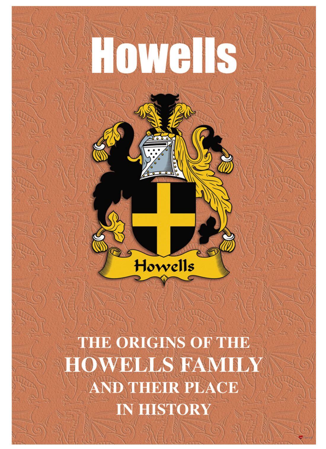 Howells Welsh Surname History Booklet with Historical Facts of this