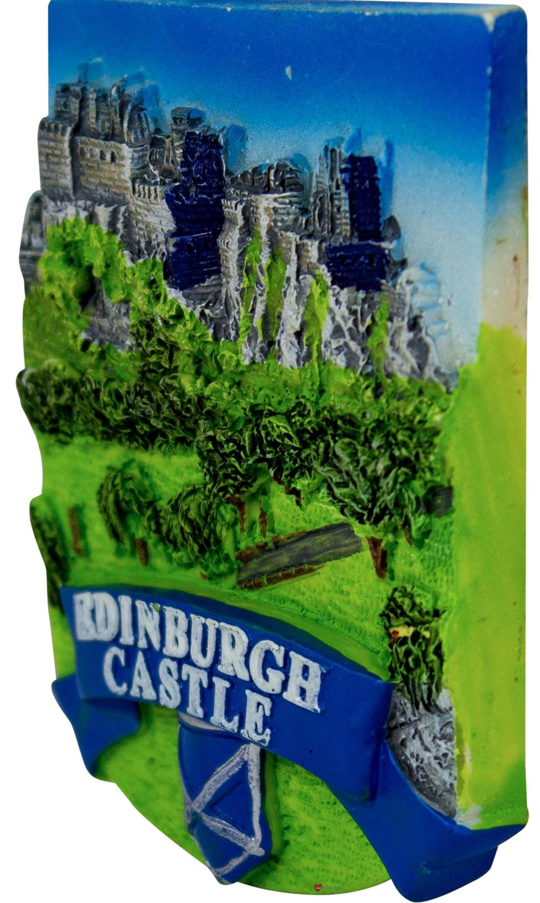 Kühlschrankmagnet Harz schottische Designs Edinburgh Castle, Piper, Highland Cow - Bild 3 von 12