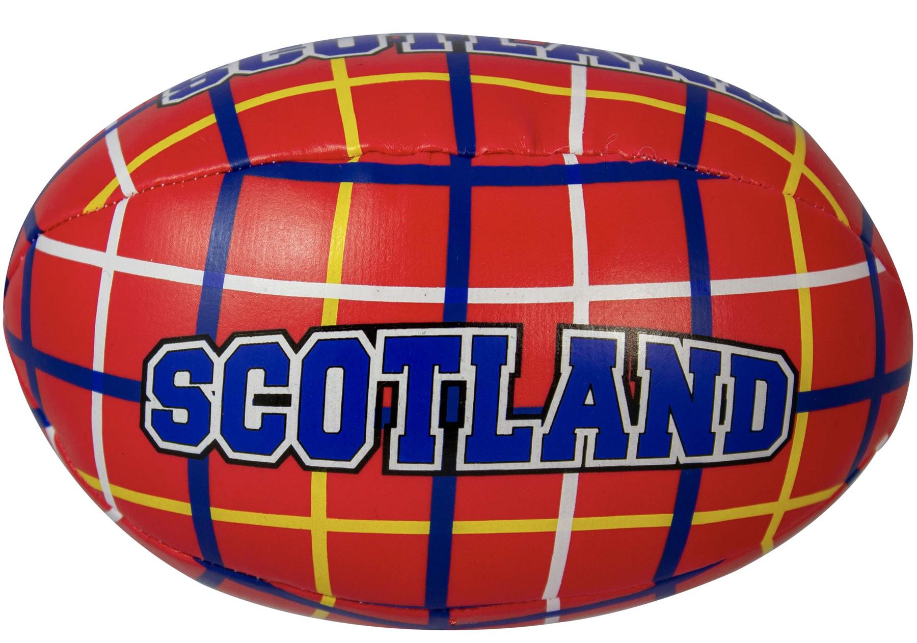 Mini Rugby Ball weich kinderfreundlich, schottische Flaggen, Distel und Tartan Designs - Bild 9 von 21
