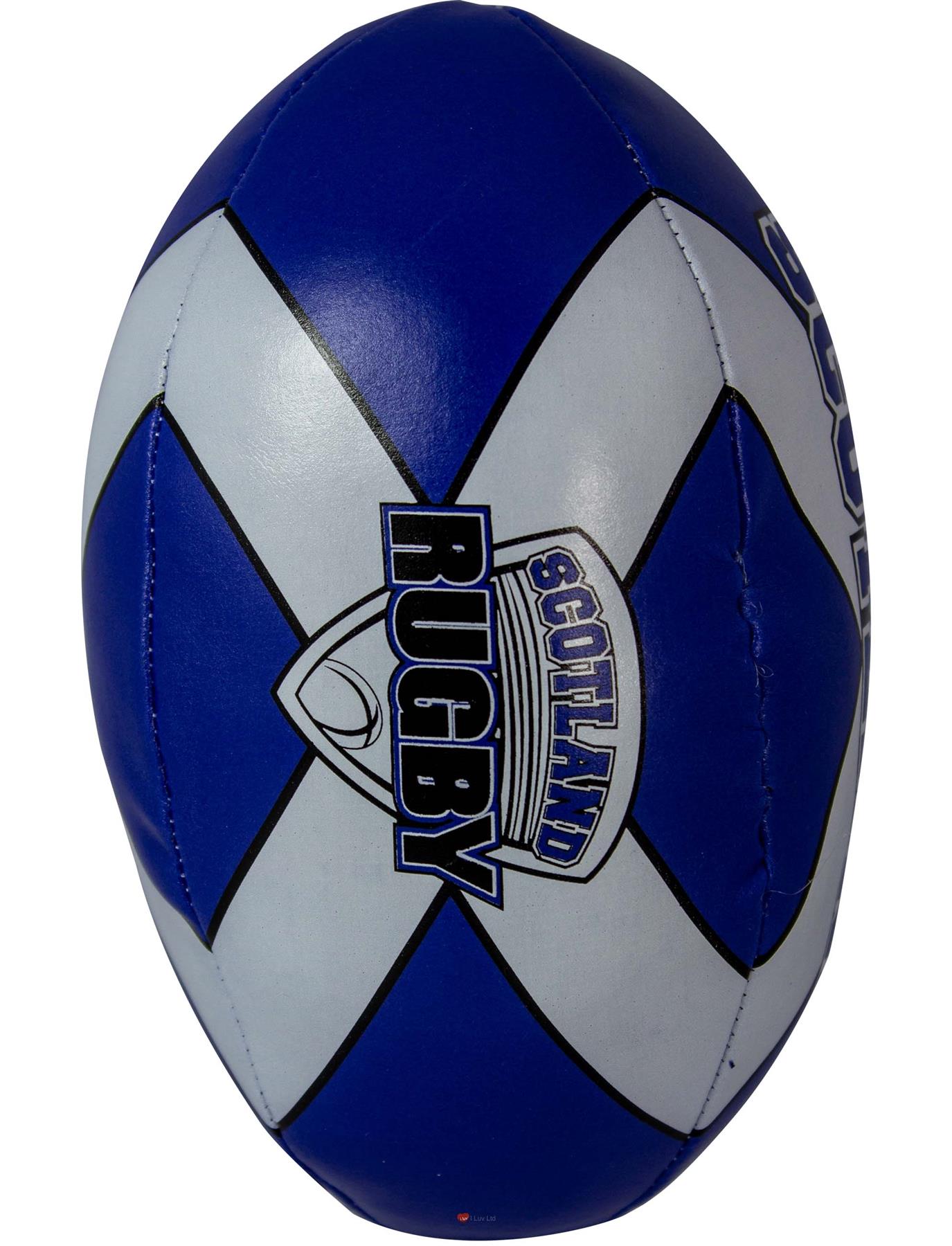 Mini Rugby Ball weich kinderfreundlich, schottische Flaggen, Distel und Tartan Designs - Bild 16 von 21