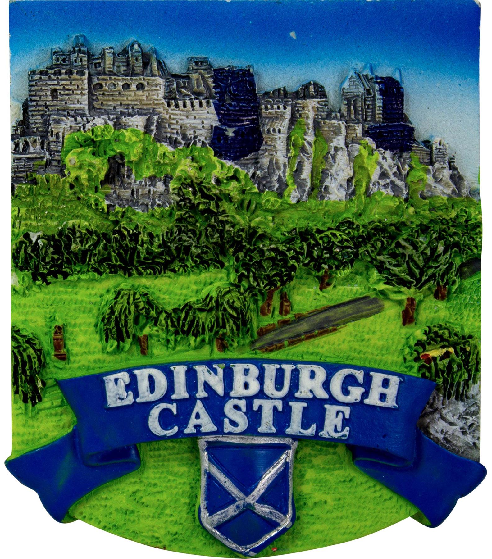 Kühlschrankmagnet Harz schottische Designs Edinburgh Castle, Piper, Highland Cow - Bild 2 von 12