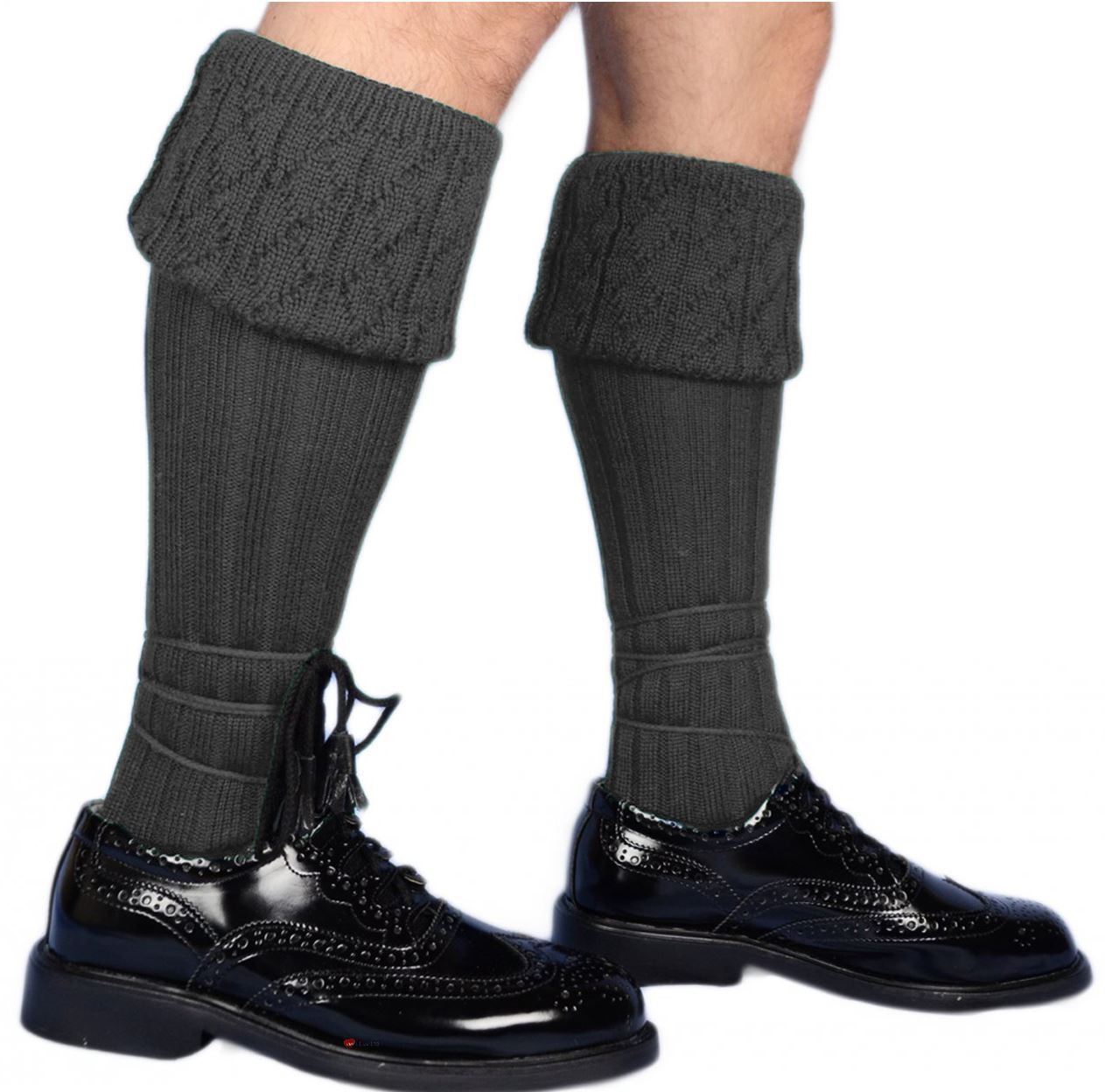 Mens Kilt Hose Socks Plain 50 Percent Wool - Picture 16 of 45