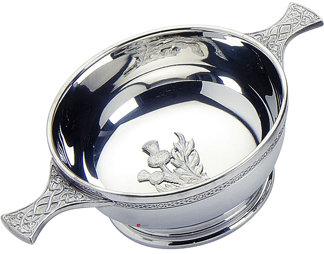 Cardo Escocés Quaich con Mango Celta 2" 3" 4" 5" Cuencos Tazas de Amistades - Imagen 5 de 5