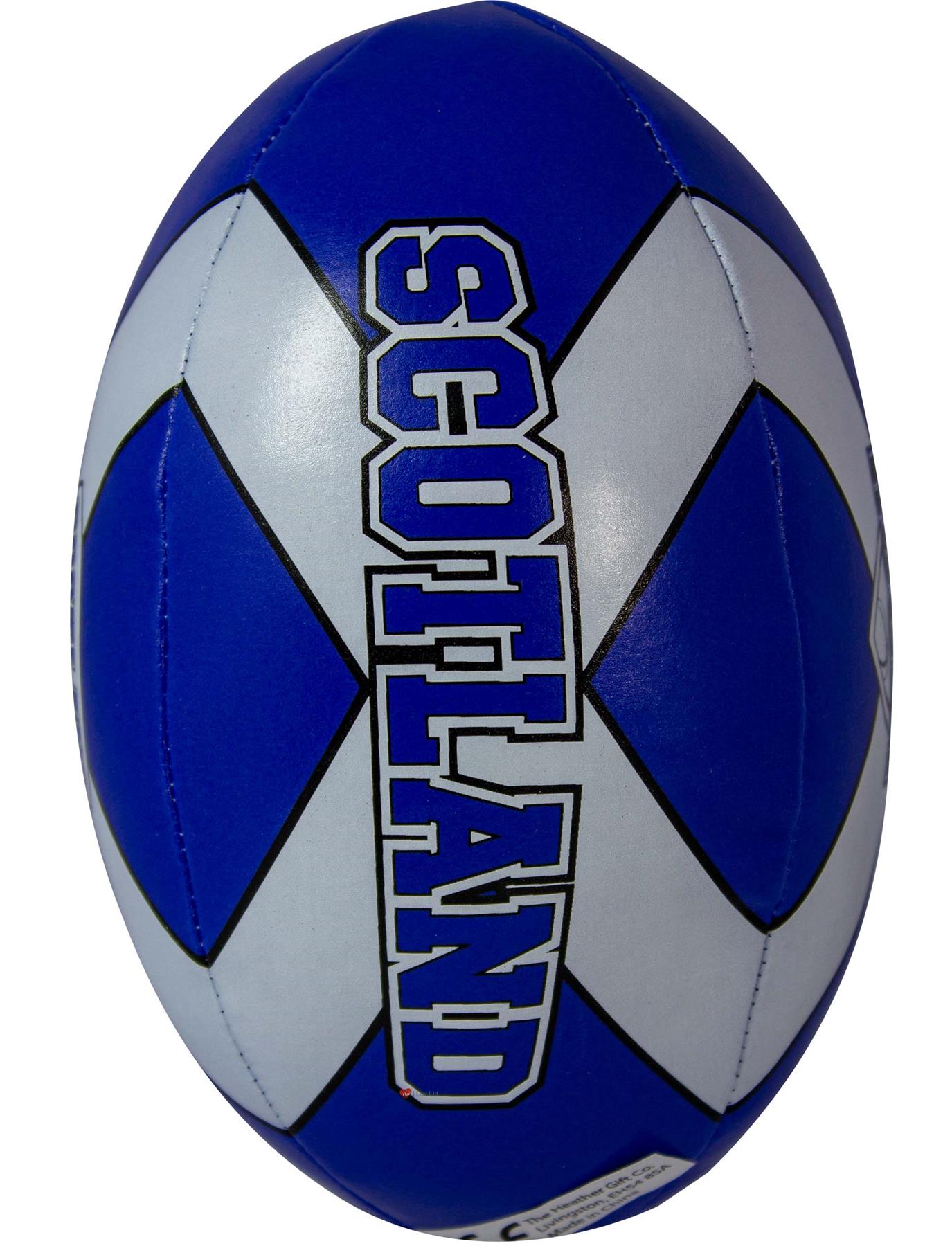 Mini Rugby Ball weich kinderfreundlich, schottische Flaggen, Distel und Tartan Designs - Bild 15 von 21