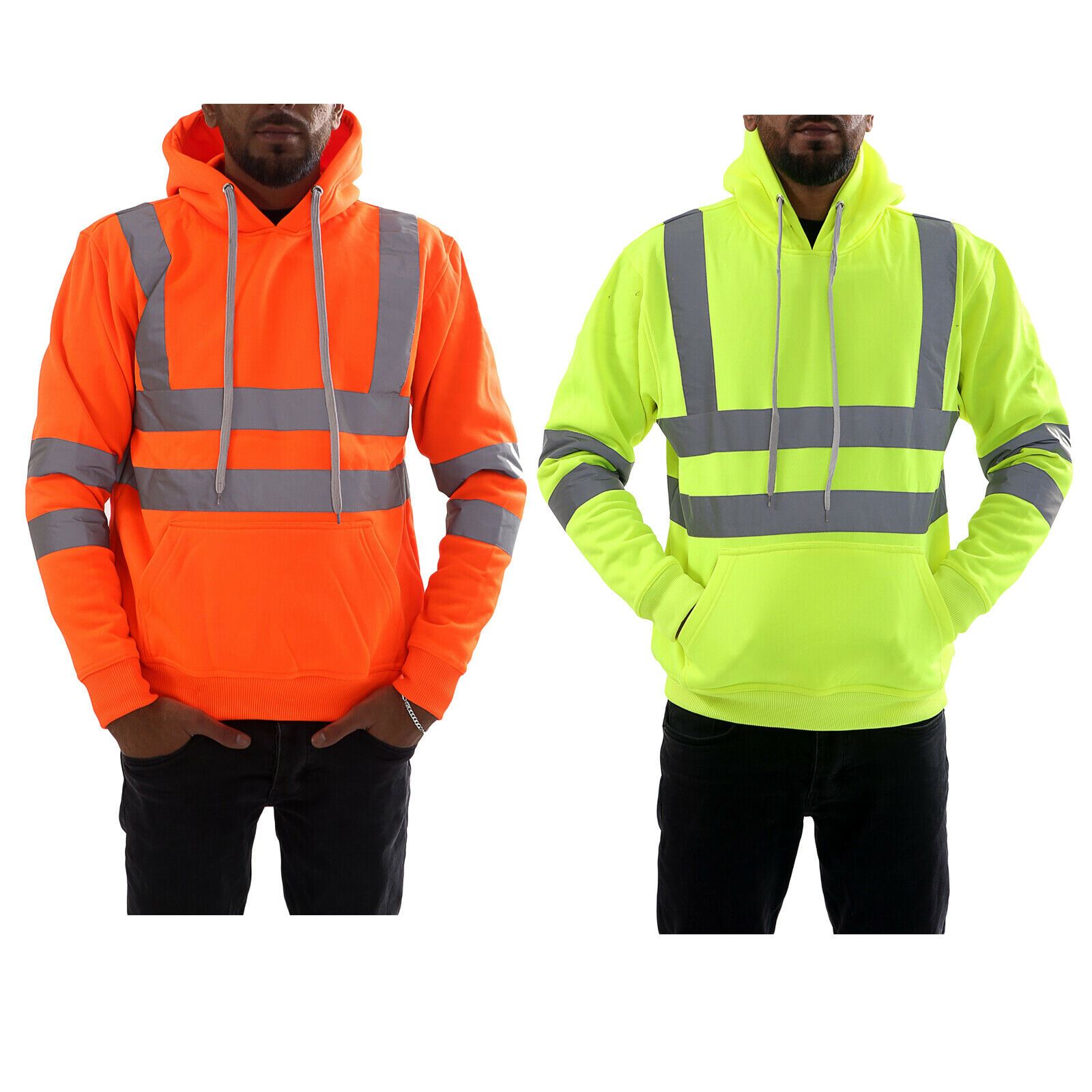 Reflective Jumper Fleece Hoodie 