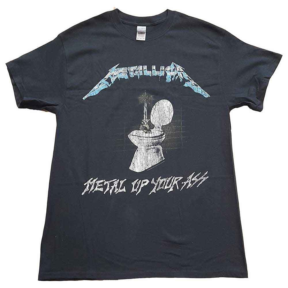 Metallica Unisex T-Shirt: Metal Up Your Ass (schwarz) (Back Print) - Bild 5 von 6