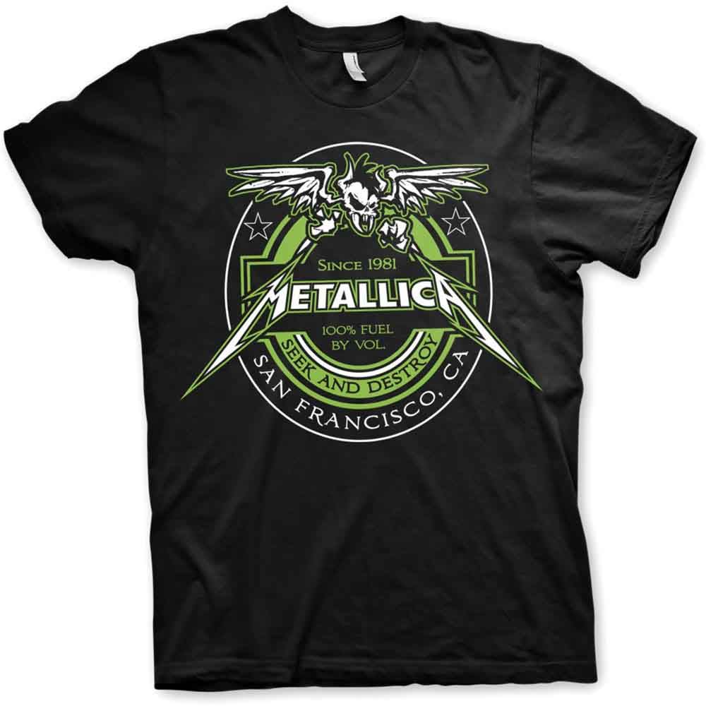 Camiseta unisex Metallica: combustible (negro) - Imagen 2 de 6