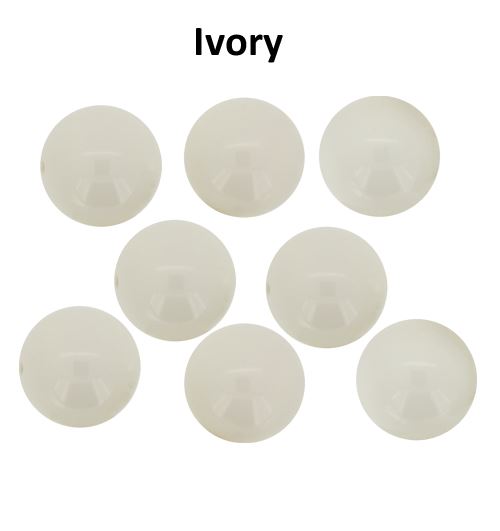Superior PRIMERO 5811 Large Round Crystal Pearl Beads – Made In Austria – Many Colors