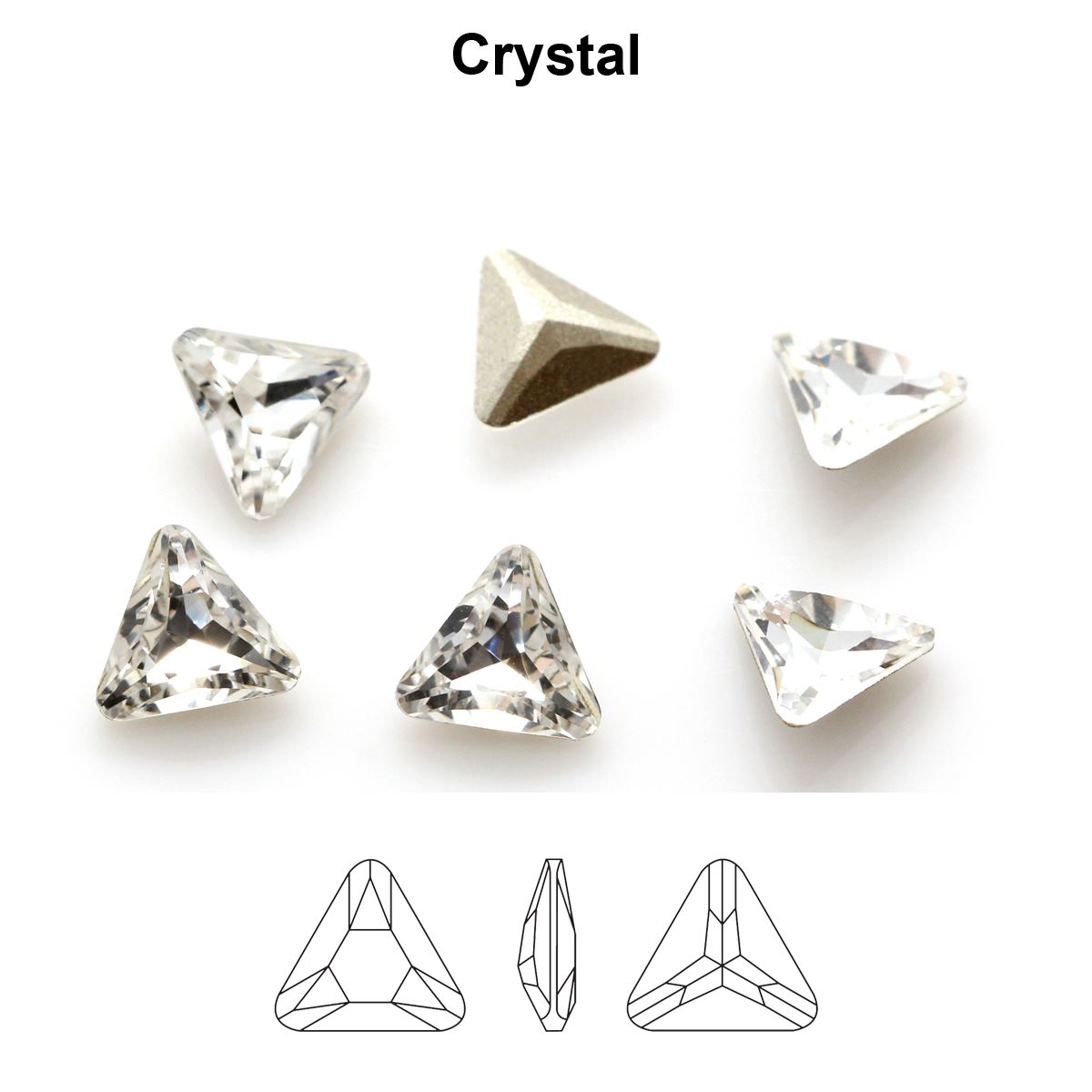 Swarovski Crystals 4722 Trillion Triangle Fancy Stones – Sewing, Jewelry Making