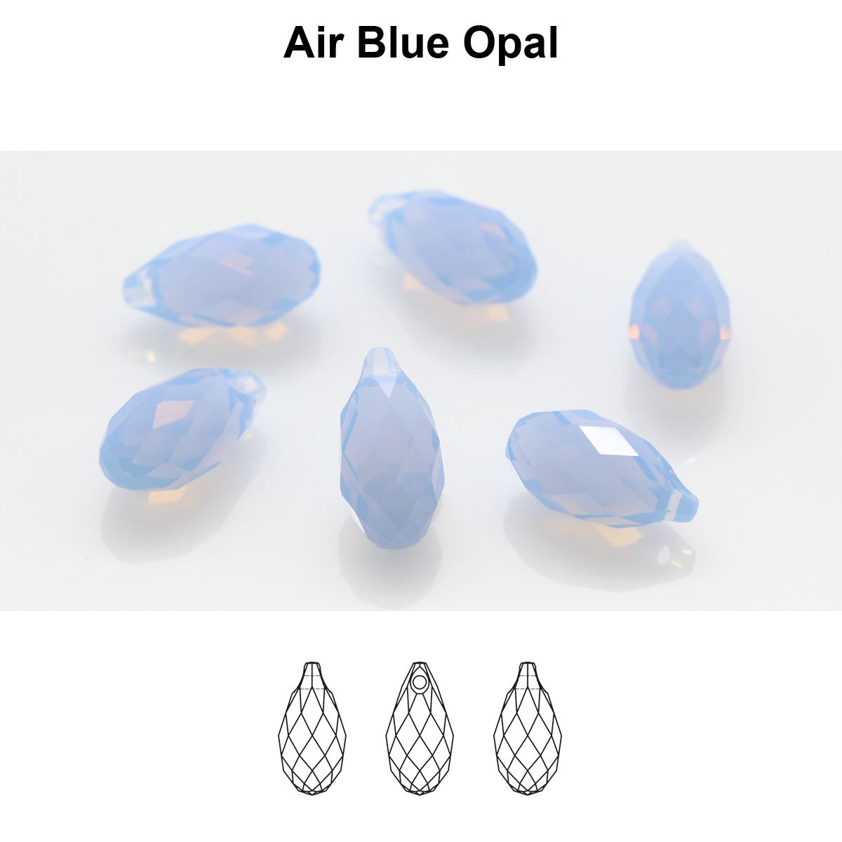 Swarovski Crystals 6010 Briolette Pendants – Jewelry Making, Necklaces