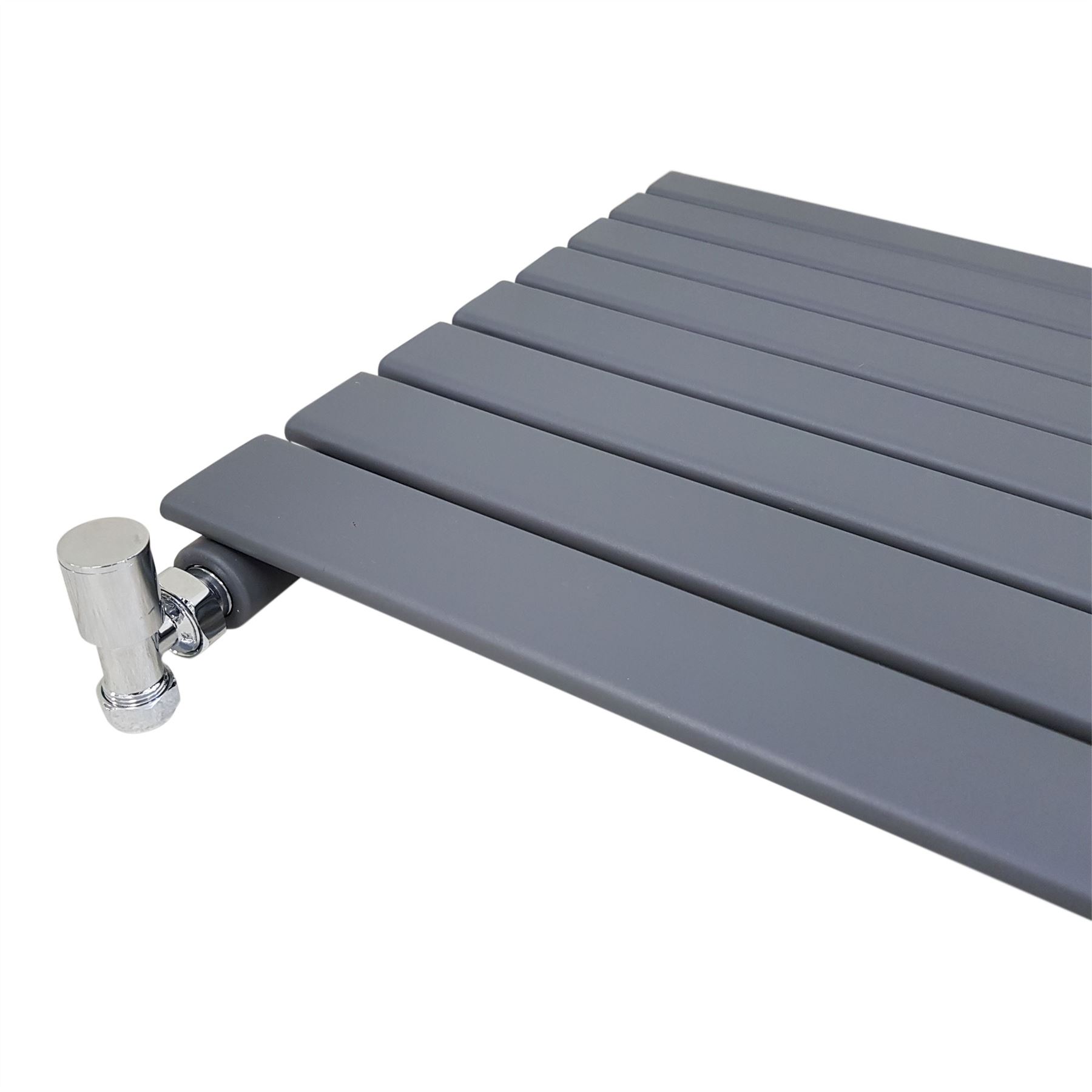 Designer Radiator Horizontal Wide Flat Panel Radiators White