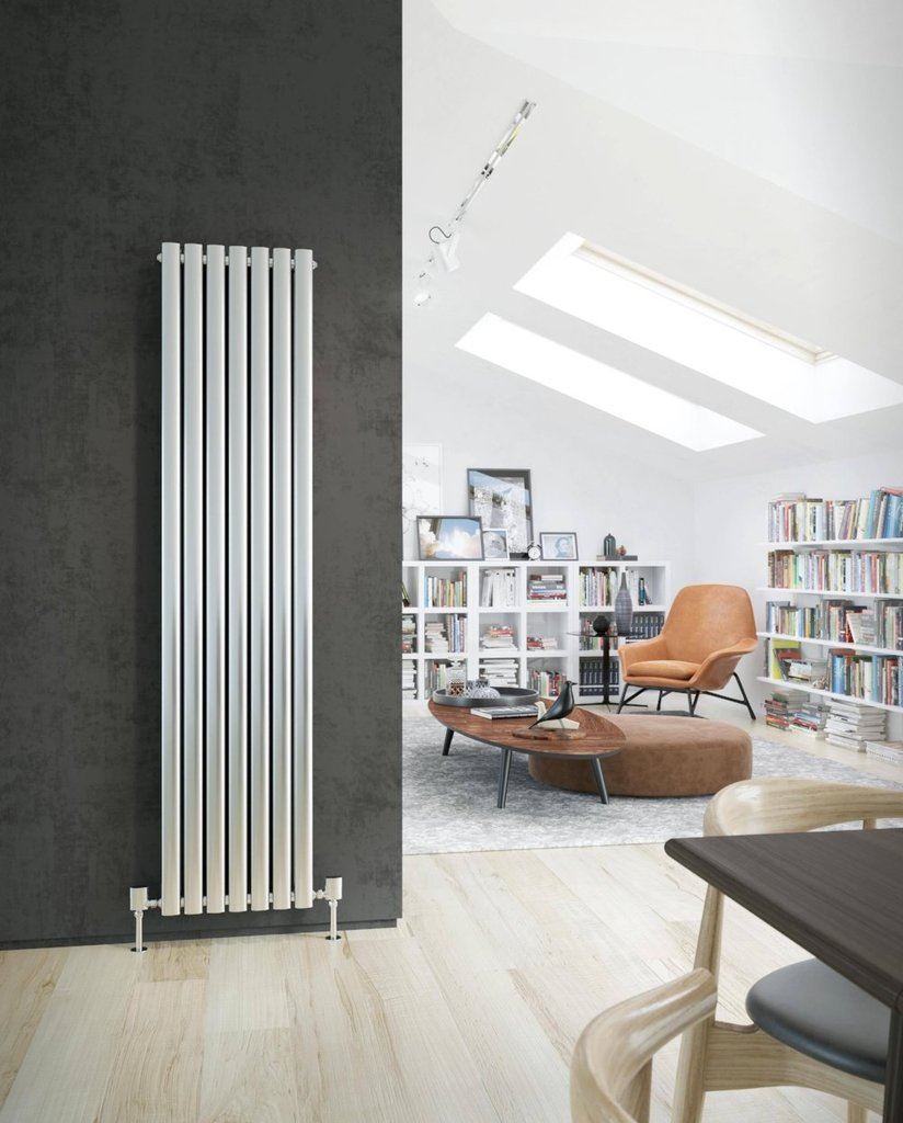 Sidato Lusso Stainless Steel Designer Radiator Vertical Tall Column