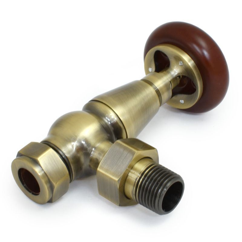 Traditionnel THERMOSTATIQUE RADIATEUR VALVE Set-incliné VannesFaringdon...