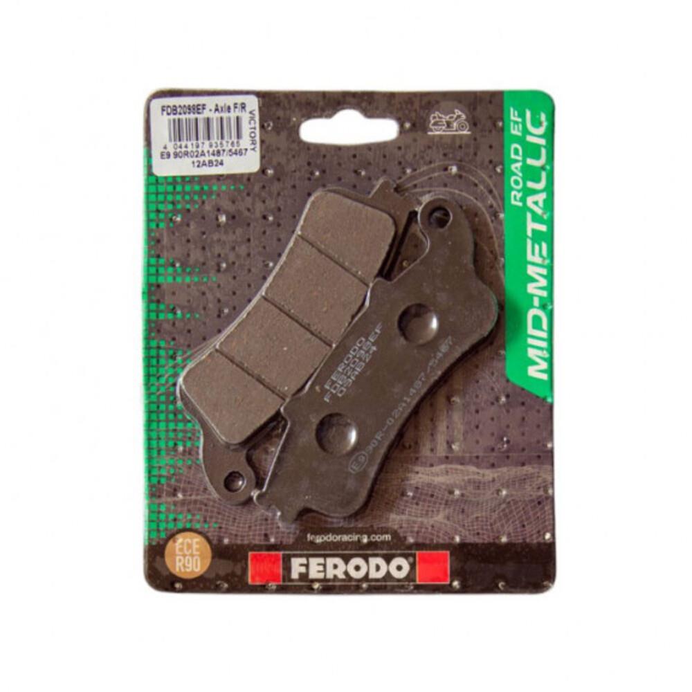 Ferodo Mid-Metallic Rear Brake Pad FDB2098EF - Fits Honda NT700V DV 2006-2012