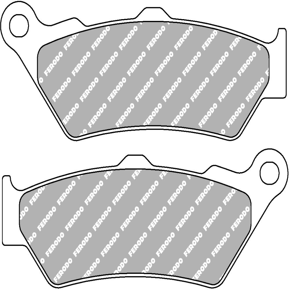 Ferodo Platinum Eco Front Brake Pad FDB2006EFP Fits Honda CB500 (PC32) 1996-2003