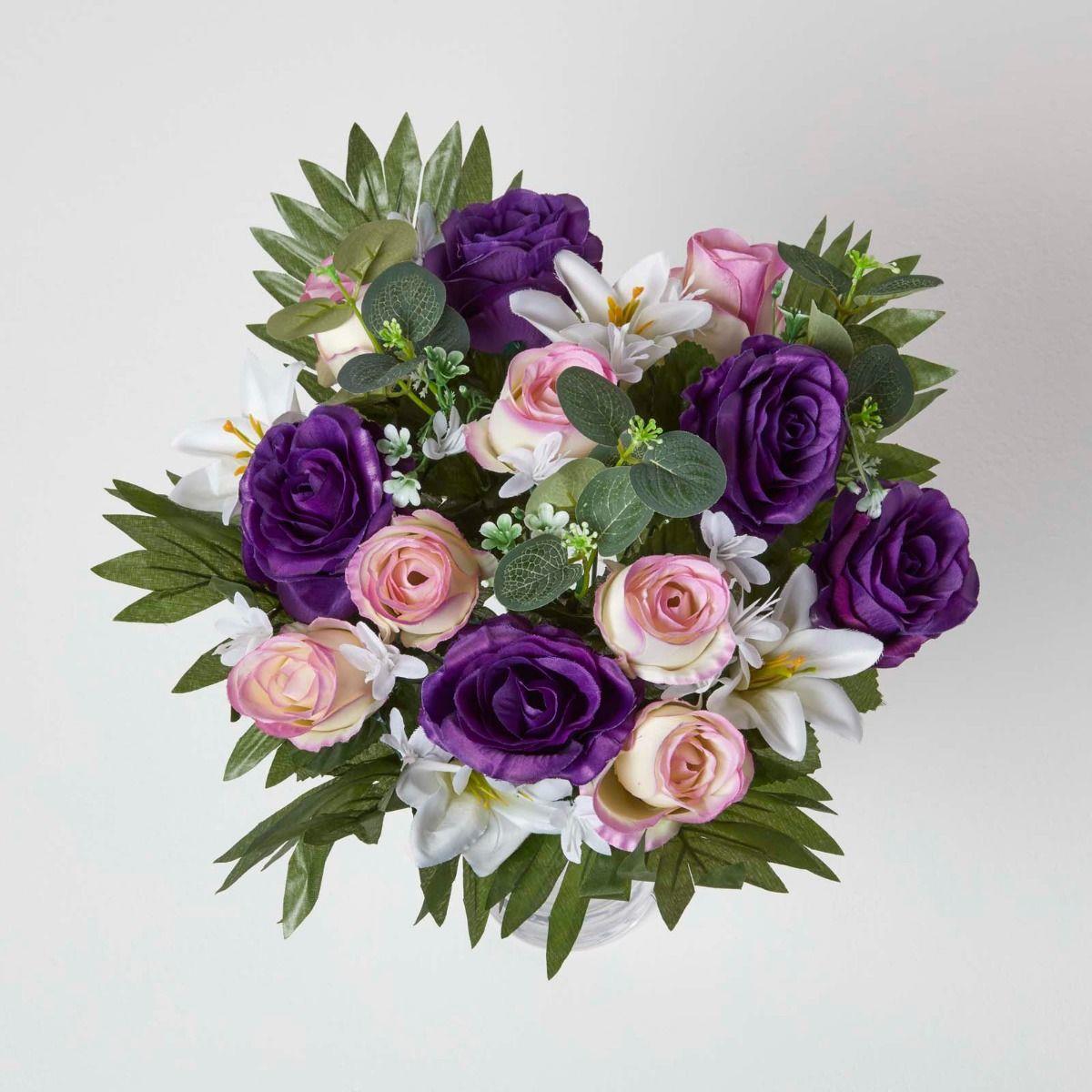 Artificial Fake Flowers Bouquet Arrangement Home Wedding Party Garden-Decor - Picture 6 of 38