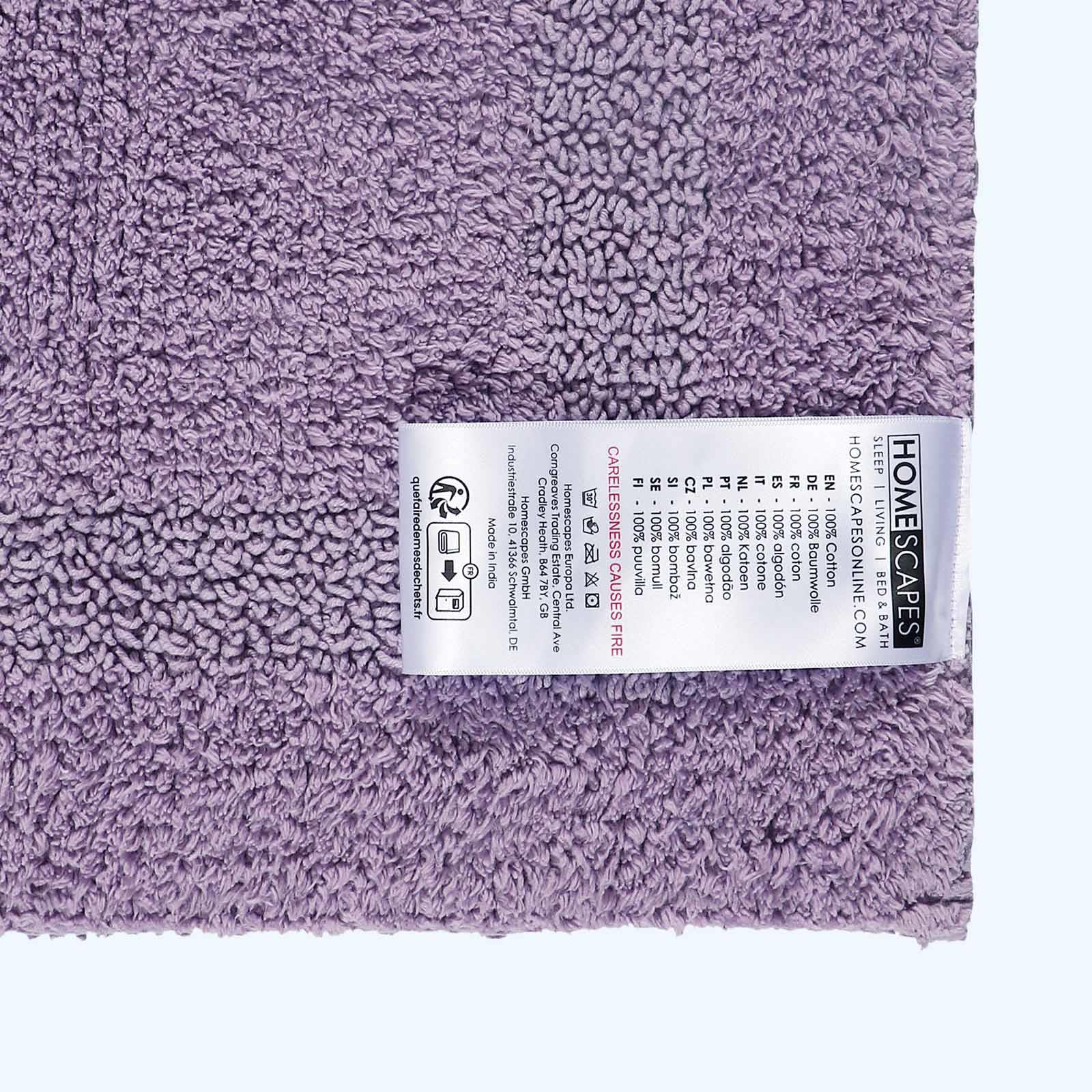 100% Cotton Luxury Reversible Extra Large Bath Mat 70x120cm Thick, Soft Non-Slip - Picture 43 of 90