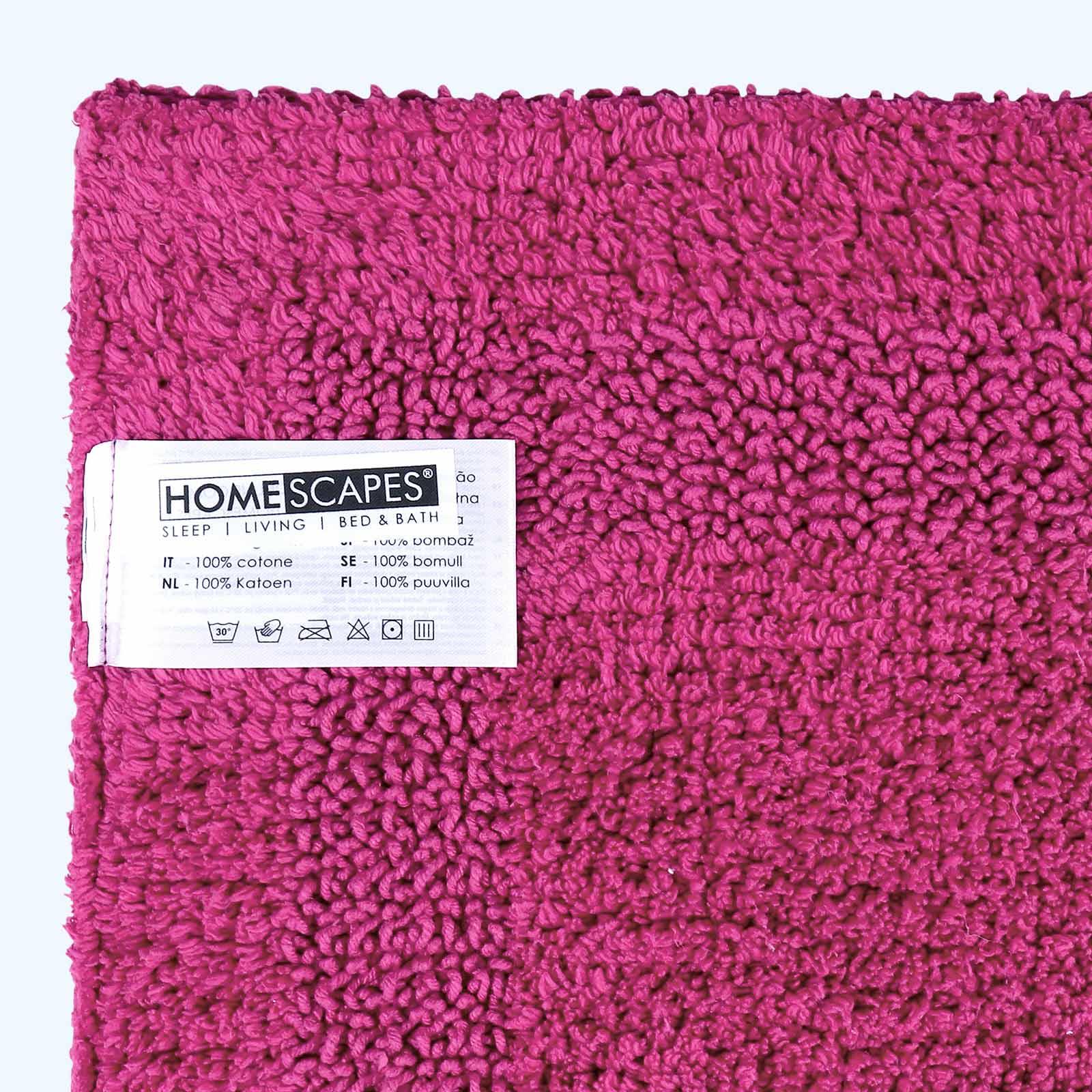 100% Cotton Luxury Reversible Extra Large Bath Mat 70x120cm Thick, Soft Non-Slip - Picture 73 of 90