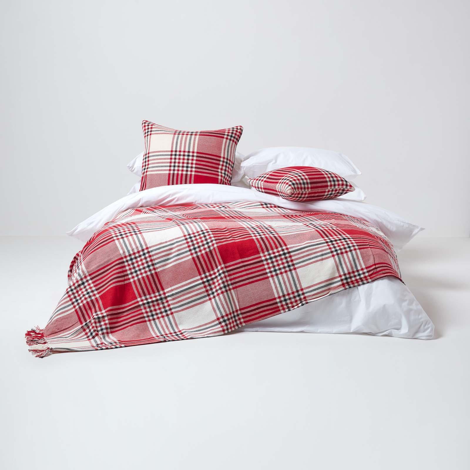 Tartan Check 100% Cotton and Polyester Sofa or Settee Cushion Covers Washable - Picture 39 of 50