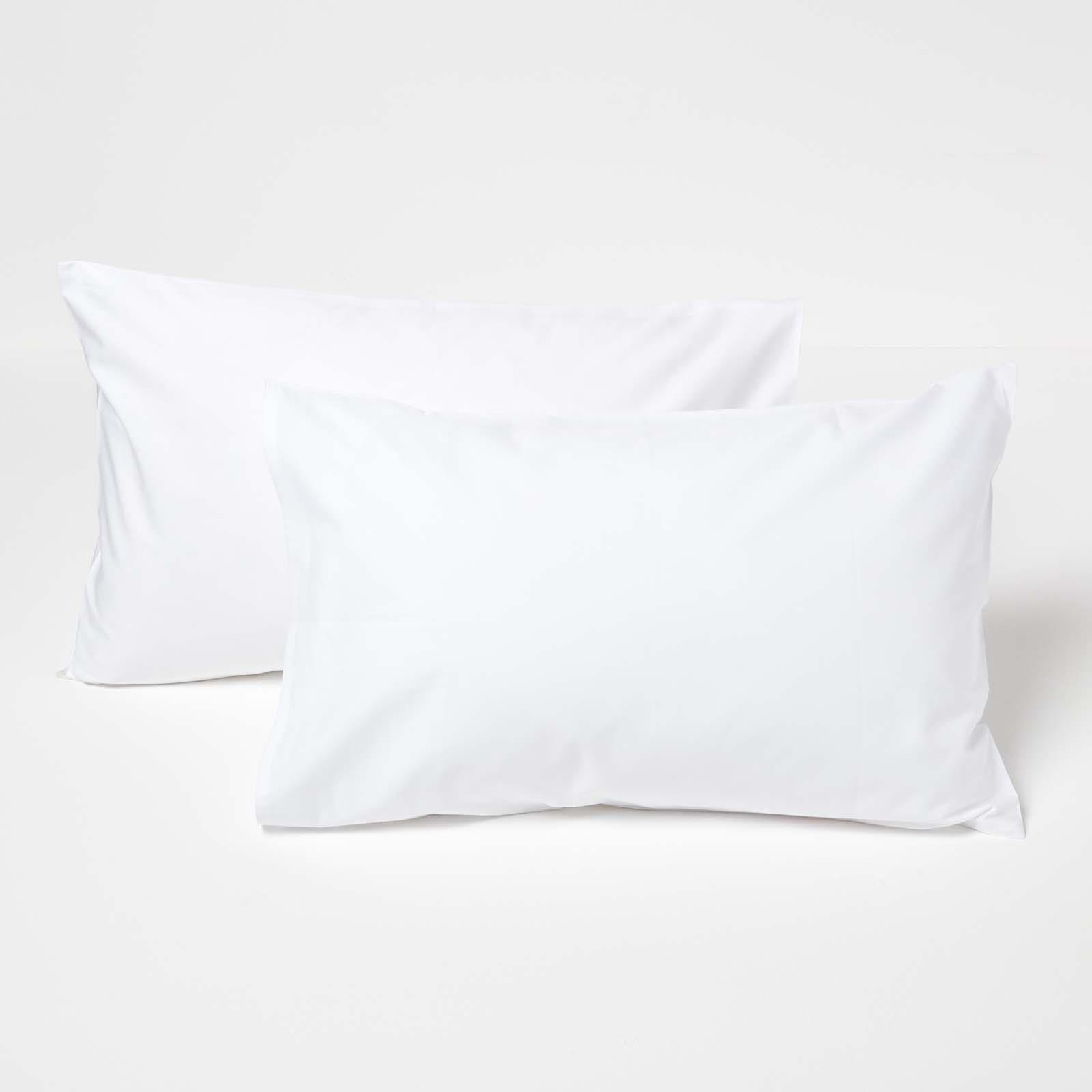 Funda Almohada Cama Cuna Algodón Egipcio 40 x 60 cm Par 200TC 400TC Equivalente - Imagen 27 de 31