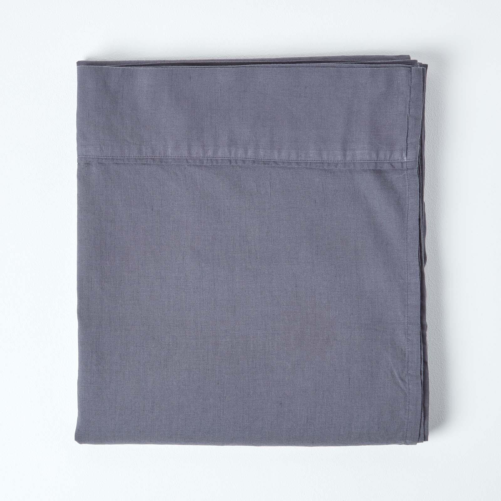 Luxury Soft Linen Plain Flat Sheet Single, Double, King, Super King - Picture 8 of 31